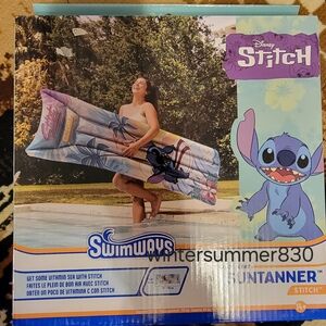 Swimways Stitch Suntanner Pool Float, Inflatable Pool Floats & Kids Pool Toys